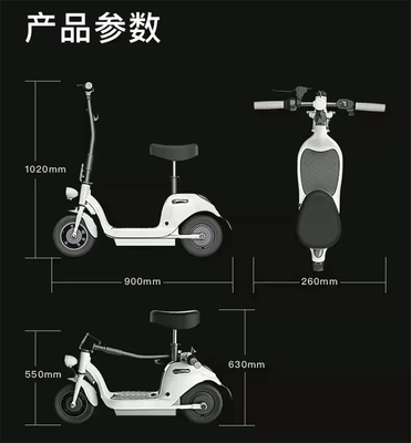 Open Foldable  Electric Scooter 36V Fold Up Electric Scooter